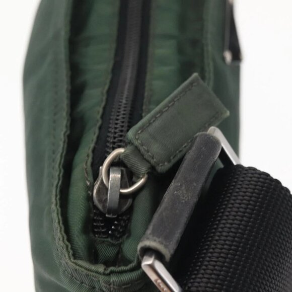 PRADA Shoulder Bag Nylon Khaki Auth 143344 - Picture 11 of 15